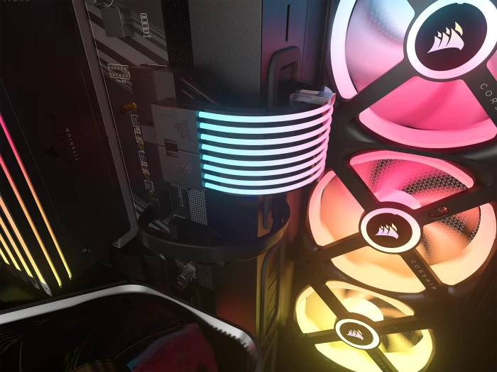 Corsair iCUE ARGB PSU Cable Strips, schwarz