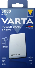 Varta Power Bank Energy 5000 schwarz/weiß