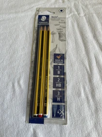Staedtler Noris 120 Bleistift HB, B, H graphit, schwarz/gelb, 3er-Pack
