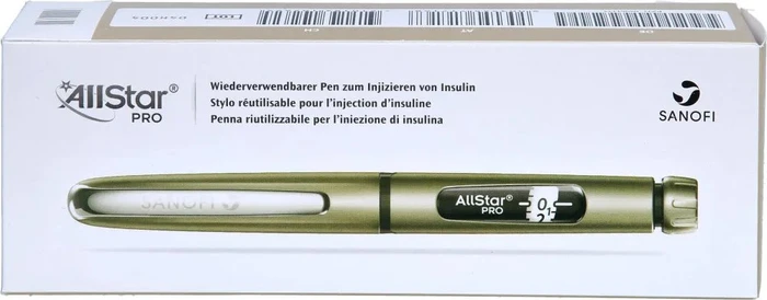 Sanofi AllStar Pro Insulinpen silber