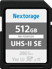 Nextorage NX-F2SE R280/W150 512GB, UHS-II U3, Class 10