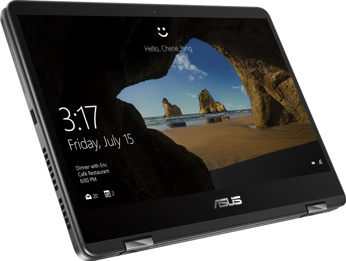 ASUS ZenBook Flip 14 UX461UA, Slate Grey, Core i5-8250U, 8GB RAM, 256GB SSD, DE