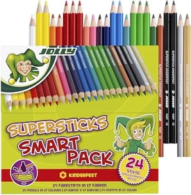 Jolly Supersticks Smart-Pack Buntstift sortiert, 24er-Set