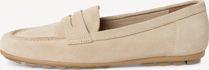 Tamaris Ledermoccassin cream (Damen)