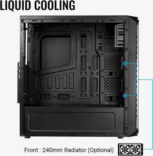 AeroCool System Integrator SI-5200 Frost, Acrylfenster