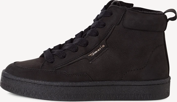 Tamaris Lederstiefelette schwarz (Damen)