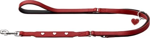 Hunter Verstellbare Führleine Love, 18/200, rot