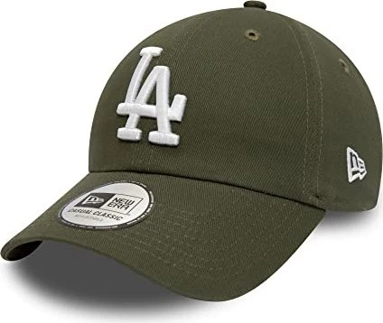 New Era 9TWENTY LA Dodgers League Essential Kappe dunkelgrün