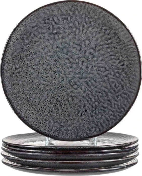 Leonardo Matera Teller 27cm anthrazit, 6 Stück (018565)