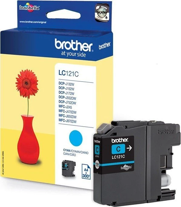 Brother Tinte LC121C cyan