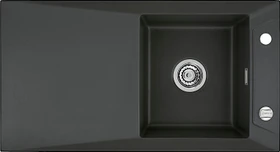 systemceram Siro 90 Einbau Becken rechts mit Ablauffernbedienung schiefer