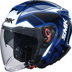 SMK Helmets GTJ Tourer blau/schwarz/weiß