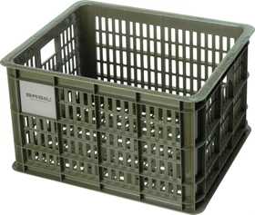 Basil Crate M Fahrradkorb moss green