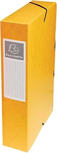 Exacompta Archivbox Colorspan Karton 60mm, A4, gelb
