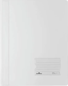 Durable Duralux Transluzent Schnellhefter, A4, weiß/transparent, 10er-Pack