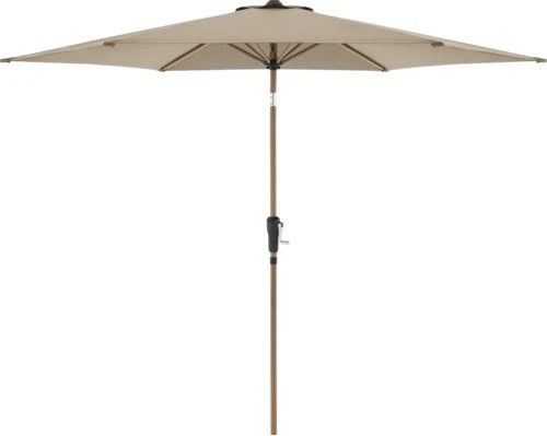 Doppler Life 305 Lift Woodstyle Sonnenschirm 301cm greige