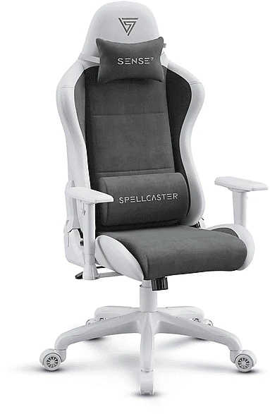 Sense7 Spellcaster Fuku Gamingstuhl, grau/weiß