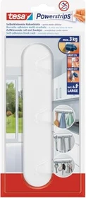 tesa Powerstrips Hakenleiste weiß, 1 Stück