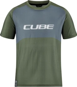 Cube Vertex TM Rookie Trikot kurzarm olive'n'grey (Junior)