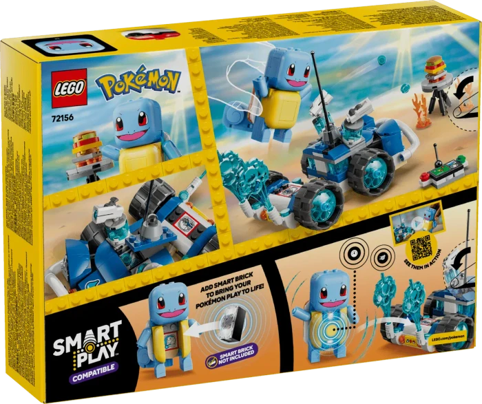 LEGO Pokémon SMART Play - Trainer-Buggyabenteuer mit Schiggy