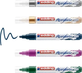 edding 5100 Acrylmarker medium festlich sortiert, 5er-Set