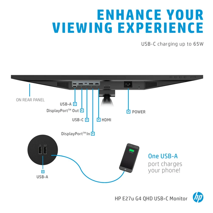 HP E27u G4, 27"