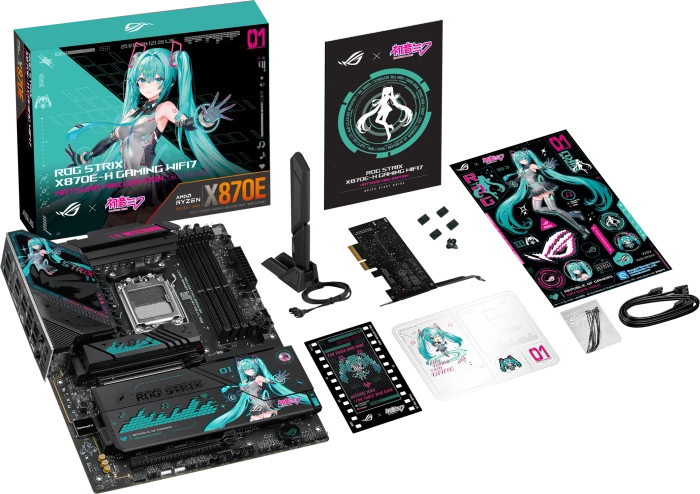 ASUS ROG Strix X870E-H Gaming WIFI7 Hatsune Miku Edition (AMD AM5)