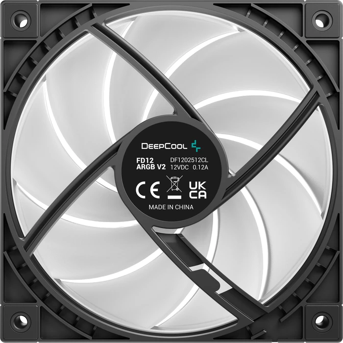 DeepCool FD12 ARGB V2, schwarz, 120mm
