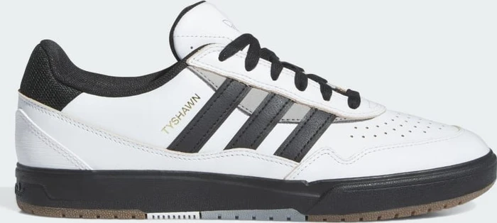 adidas Tyshawn II crystal white/core black/charcoal solid grey