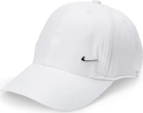 Nike Dri-FIT Club unstrukturierte Metall-Swoosh Kappe weiß (Junior)