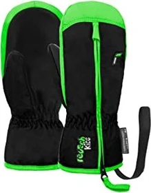 Reusch Ben Mitten Handschuhe black/neon green (Junior)