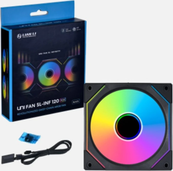 Lian Li Uni Fan SL-Infinity SL-INF120 ARGB, schwarz, 120mm
