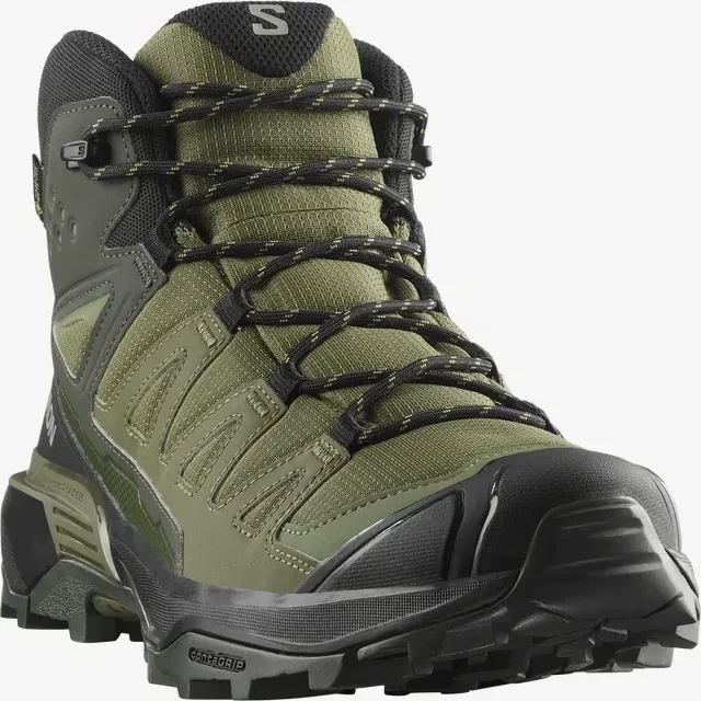 Salomon X Ultra 360 Mid GTX olive night/black/peat (Herren)