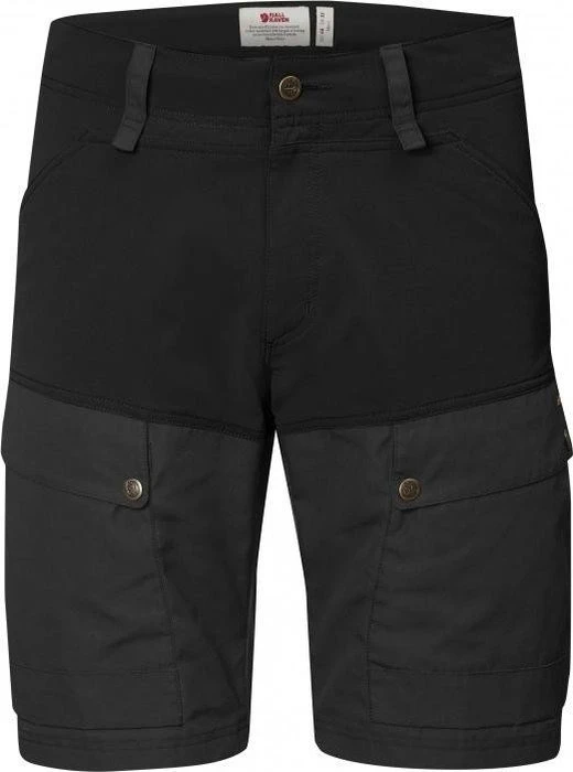 Fjällräven Keb Hose kurz schwarz/dunkelgrau (Herren)
