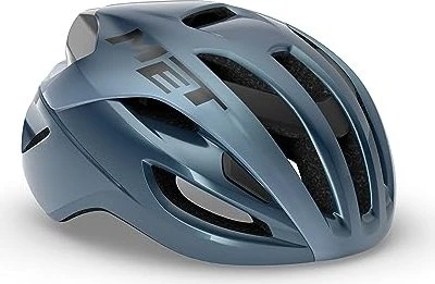 MET Rivale MIPS Helm navy silver/matt