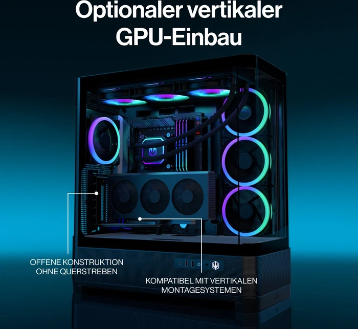 Endorfy Aquarius 8000 Corona, Glasfenster