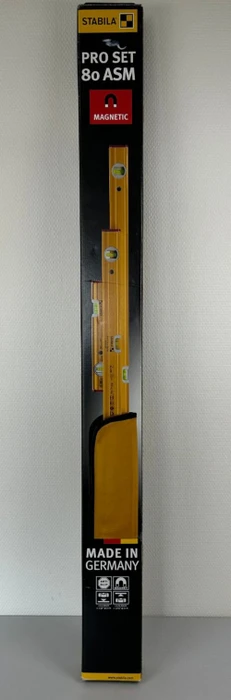Stabila Pro Set 80 ASM Wasserwaagen Messtechnik-Set, 3-tlg.