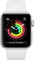 Apple Watch Series 3 (GPS) Aluminium 42mm silber mit Sportarmband weiß Vorschaubild
