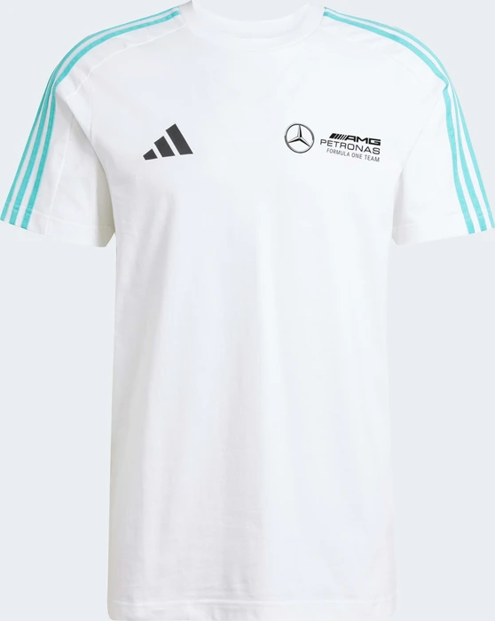 adidas Mercedes AMG Petronas Formula One Team DNA T-Shirt kurzarm weiß/schwarz (Herren)