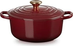 Le Creuset Signature Gusseisen Bräter rund 20cm 2.4l garnet