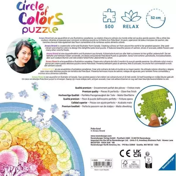 Ravensburger Puzzle Circle of Colors Poke Bowl