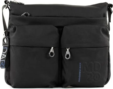 Mandarina Duck MD20 Large Expandable Umhängetasche schwarz