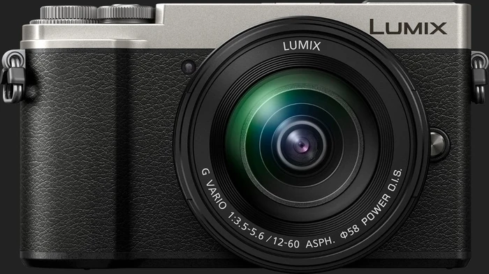 Panasonic Lumix DC-GX9 silber mit Objektiv Lumix G Vario 12-60mm 3.5-5.6 ASPH Power OIS