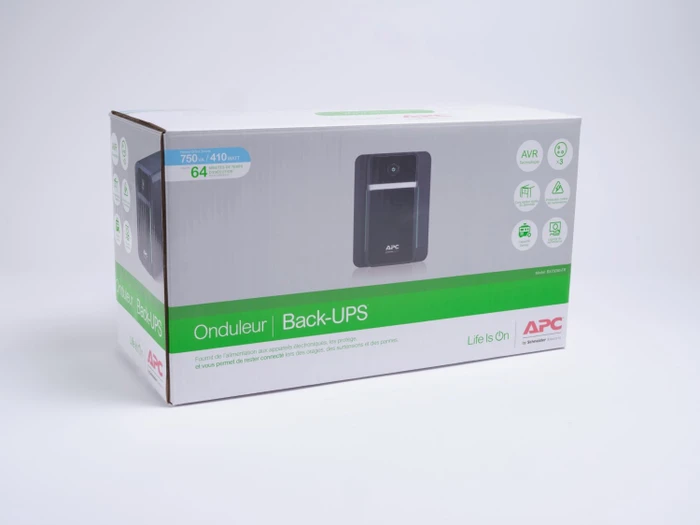 APC Back-UPS, 750VA, 3x Typ-E, USB, FR