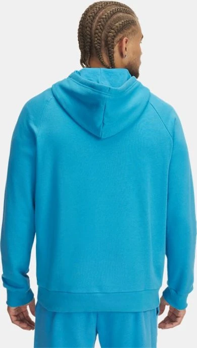 Under Armour Rival Fleece Hoodie ether blue/white (Herren)