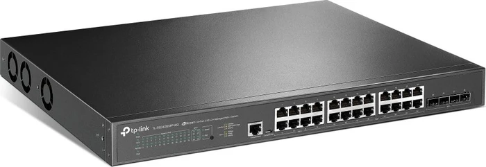 TP-Link SG3400 JetStream Rackmount 2.5G Managed Switch, 24x RJ-45, 4x SFP+, 500W PoE++