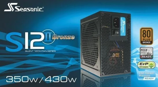 Seasonic S12II-350 350W, ATX 2.3
