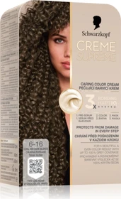 Schwarzkopf Creme Supreme Haarfarbe 6-16 cool ash dark blond, 60ml