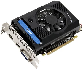 MSI Radeon HD 7750, R7750-PMD1GD5/OC V2, 1GB GDDR5, DVI, HDMI, DP
