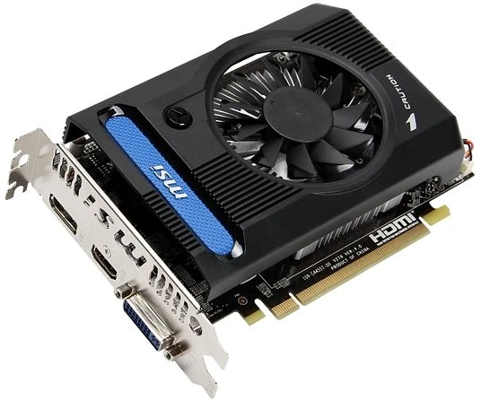 MSI Radeon HD 7750, R7750-PMD1GD5/OC V2, 1GB GDDR5, DVI, HDMI, DP